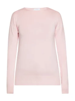 Usha Damen Pullover in rosa - Ausschnitt: Rundhals