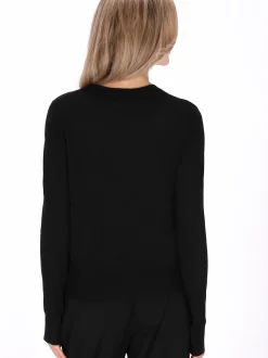 Usha Damen Pullover in schwarz - Ausschnitt: Rundhals
