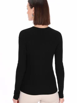 Usha Damen Pullover in schwarz