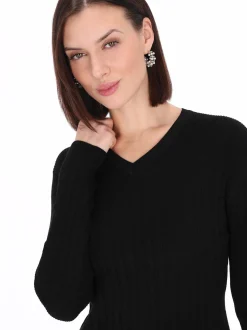 Usha Damen Pullover in schwarz