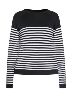 Usha Damen Pullover in schwarz - Ausschnitt: Rundhals