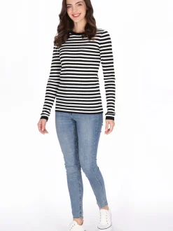Usha Damen Pullover in schwarz - Ausschnitt: Rundhals