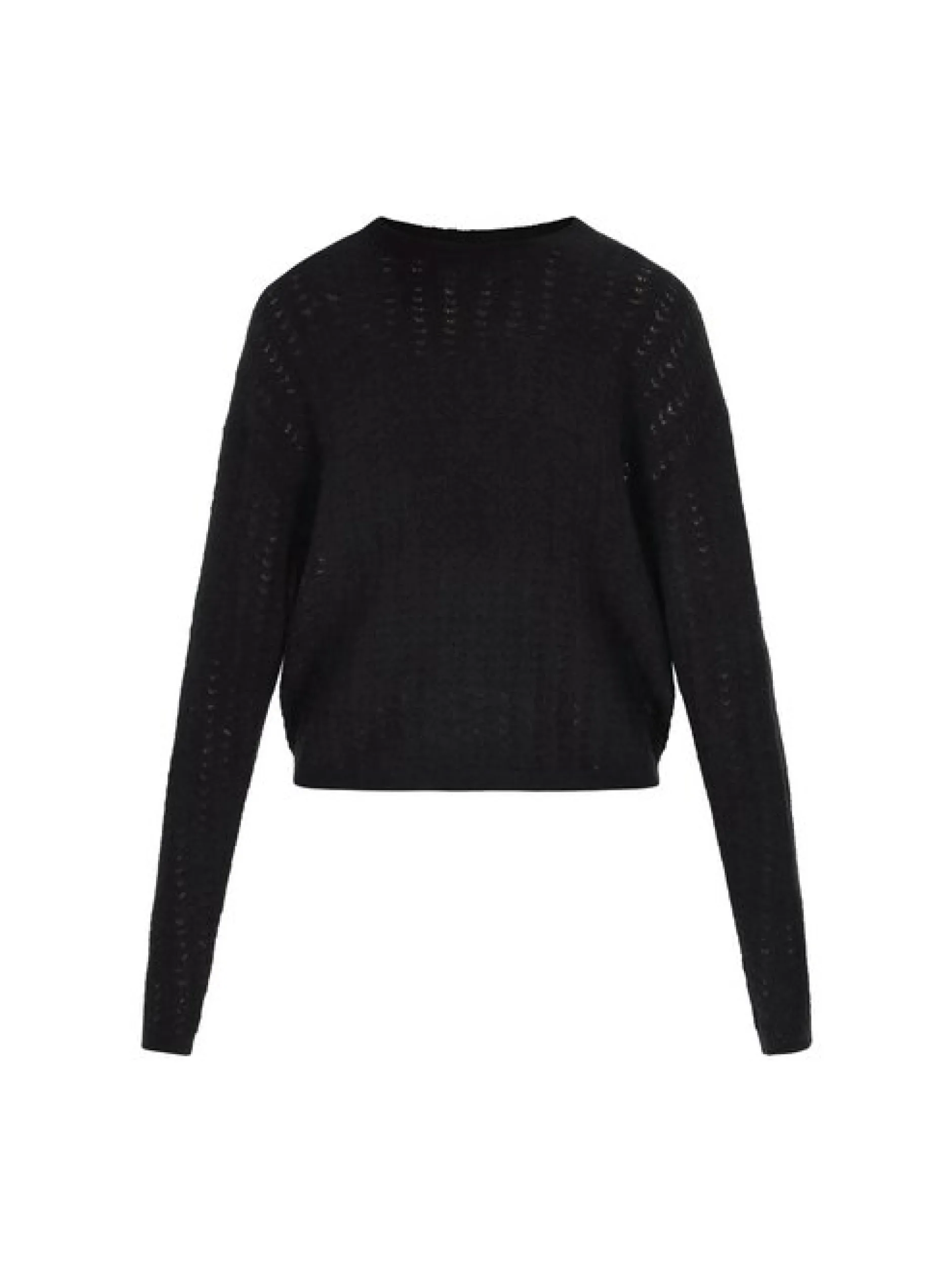 Usha Damen Pullover in schwarz - Ausschnitt: Rundhals