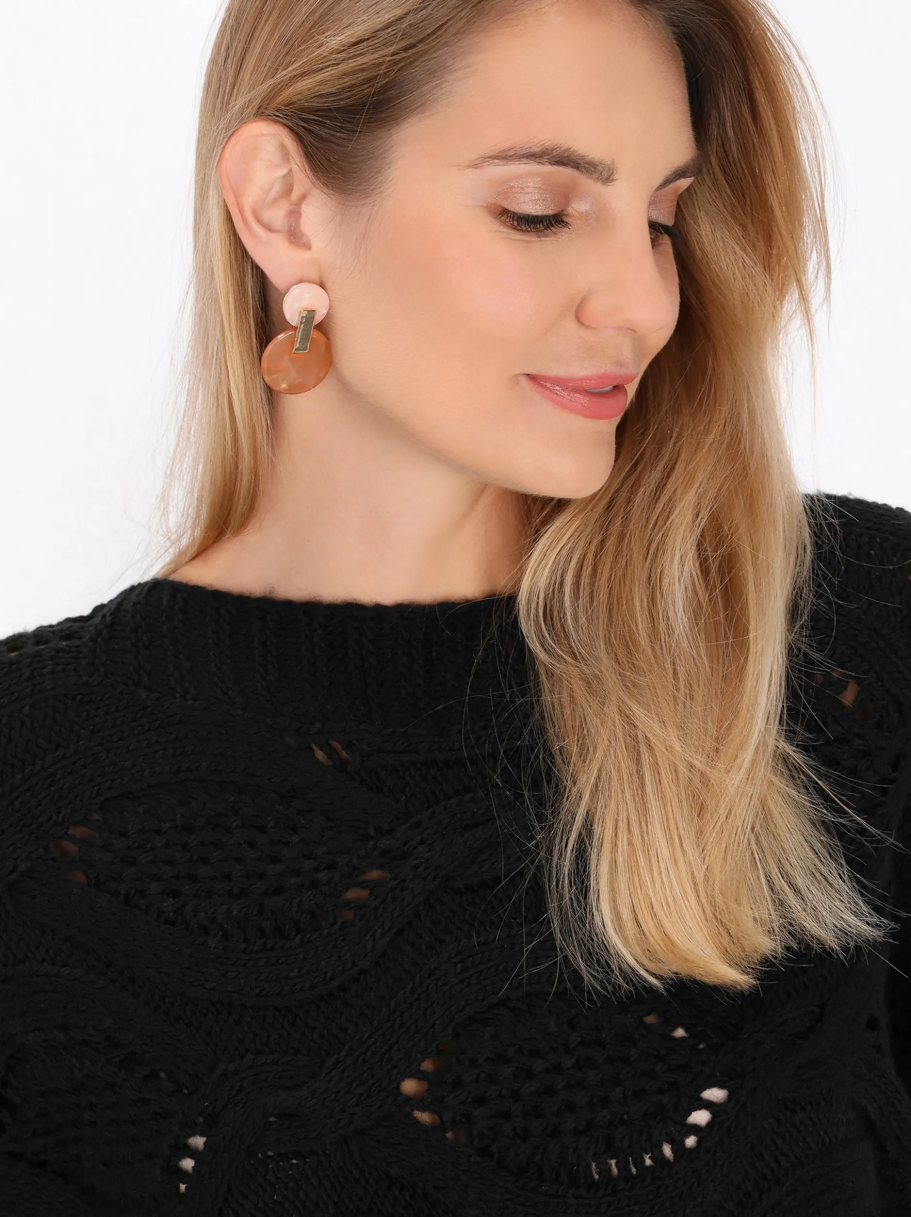 Usha Damen Pullover in schwarz