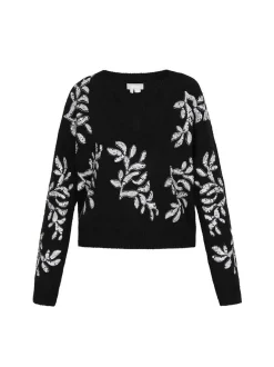 Usha Damen Pullover in schwarz