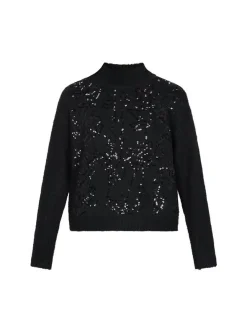 Usha Damen Pullover in schwarz