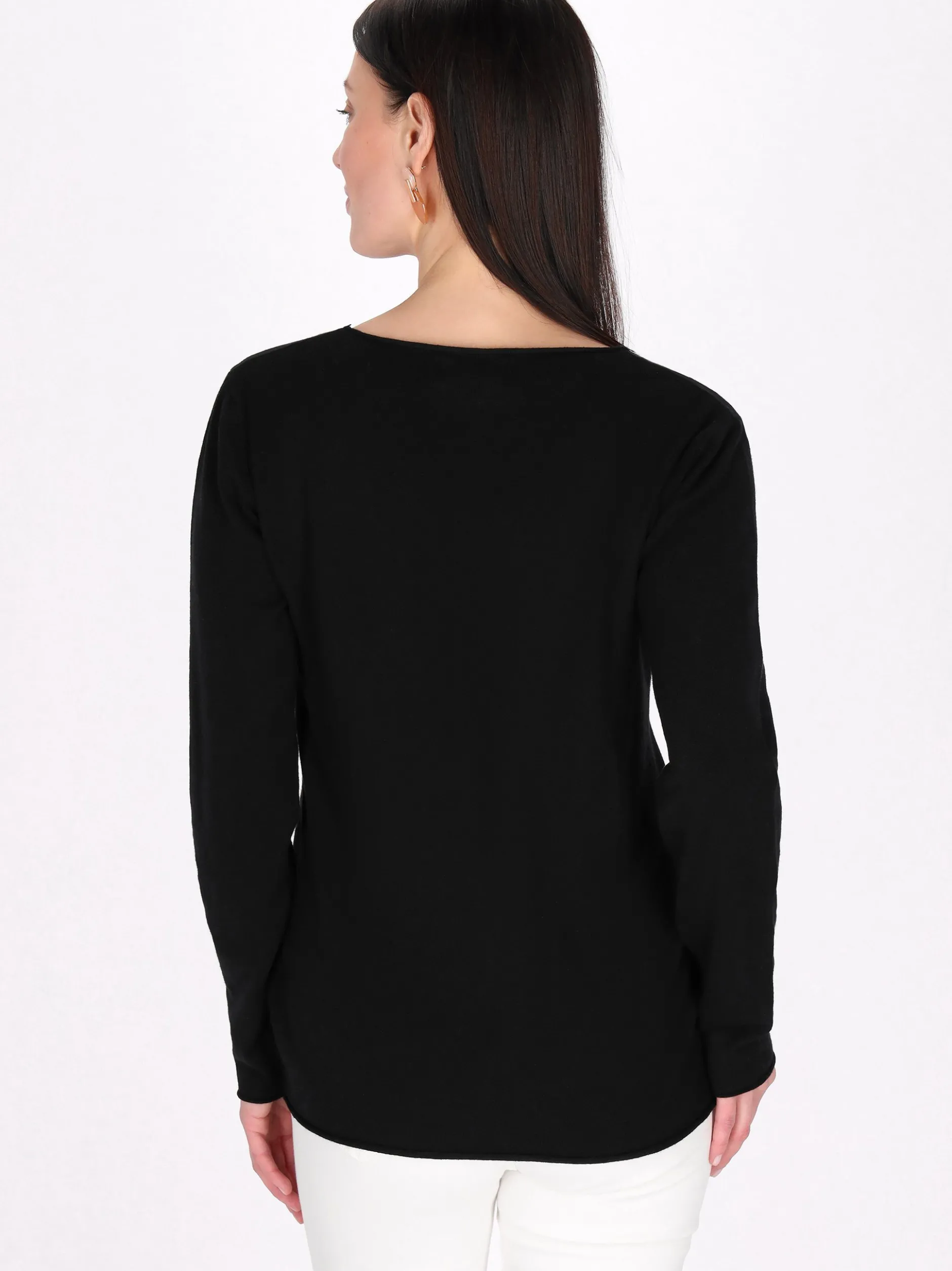 Usha Damen Pullover in schwarz