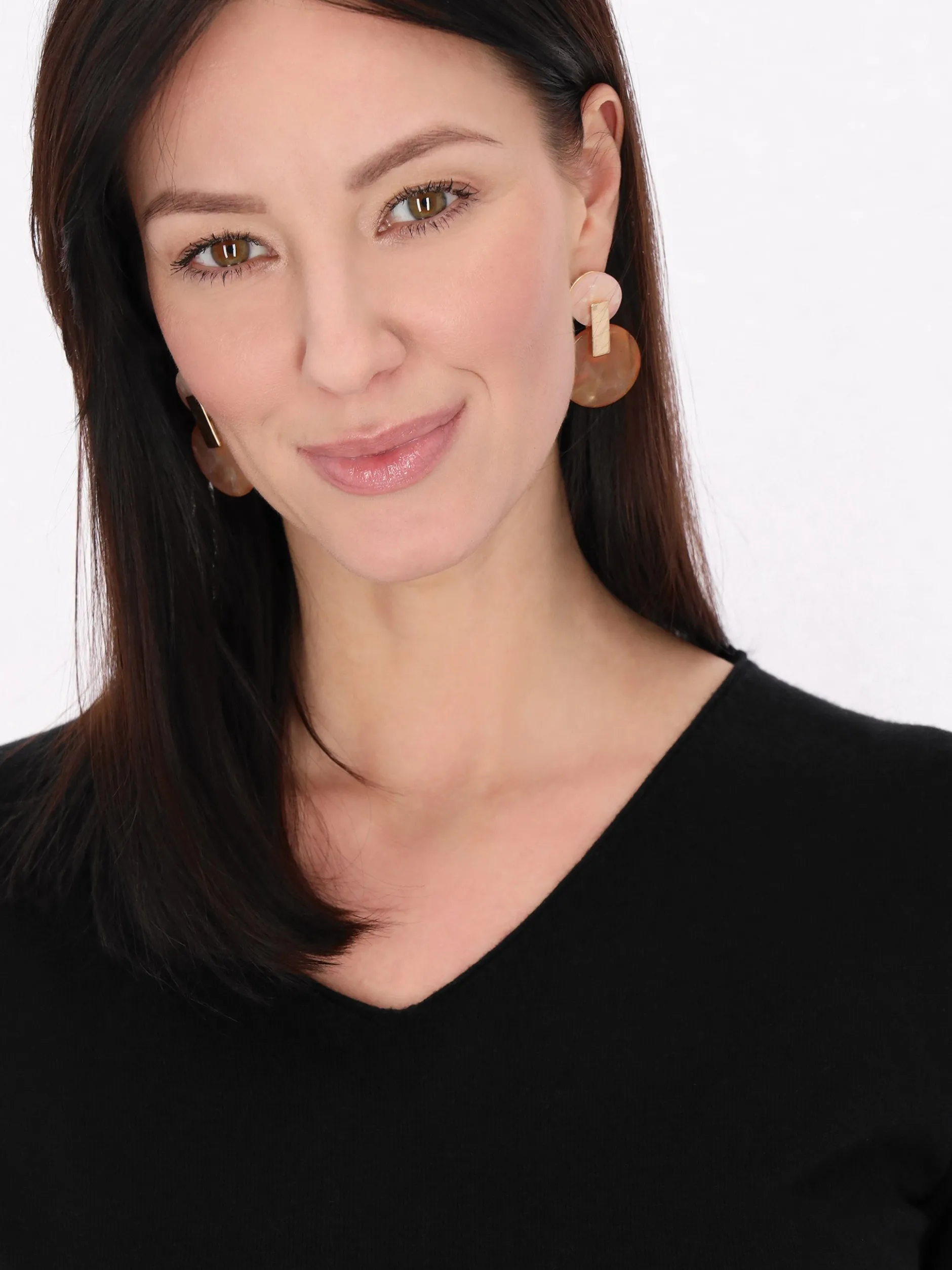 Usha Damen Pullover in schwarz