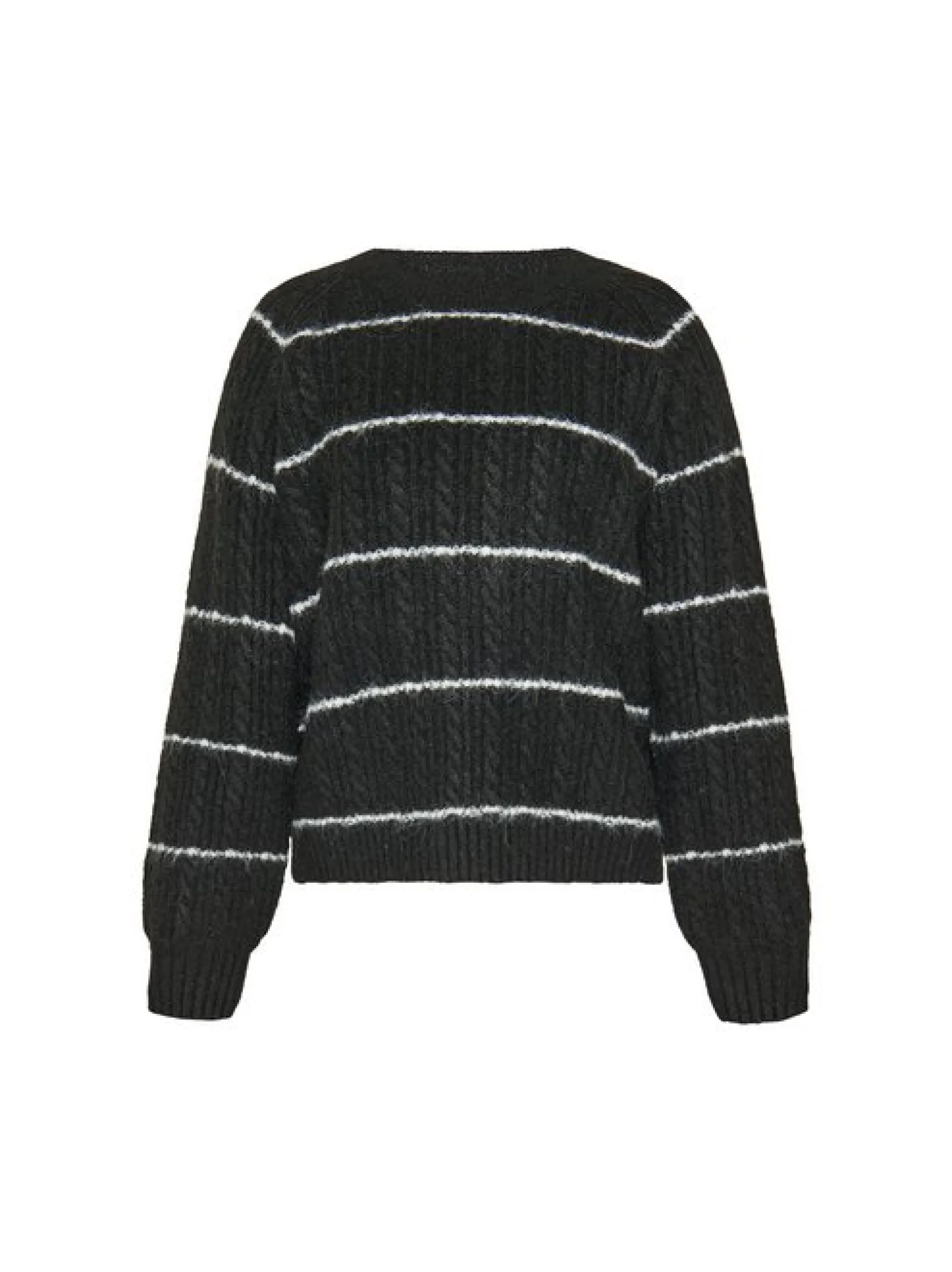 Usha Damen Pullover in schwarz - Ausschnitt: Rundhals