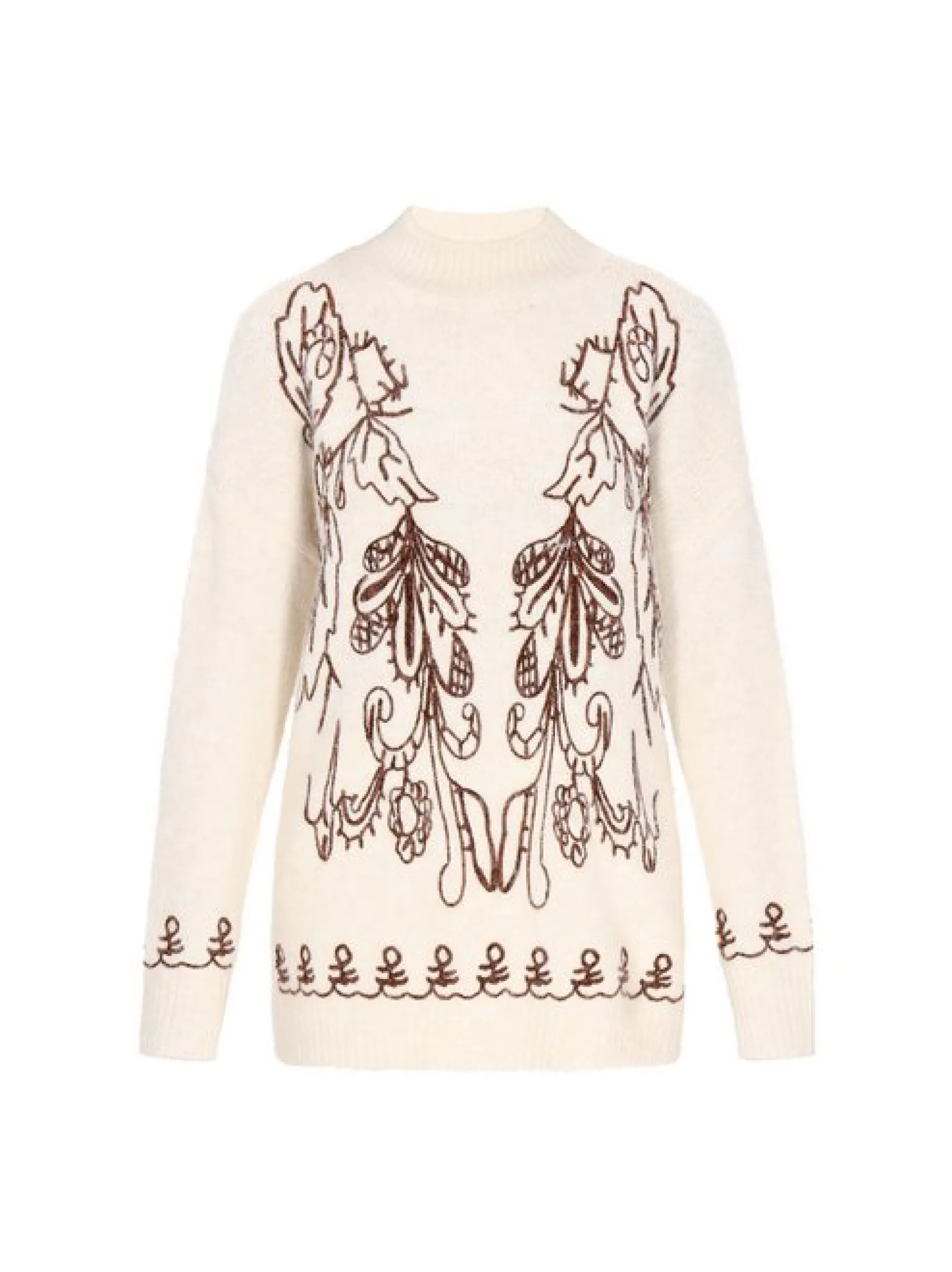 Usha Damen Pullover in weiß