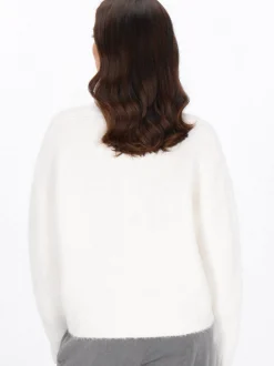 Usha Damen Pullover in weiß