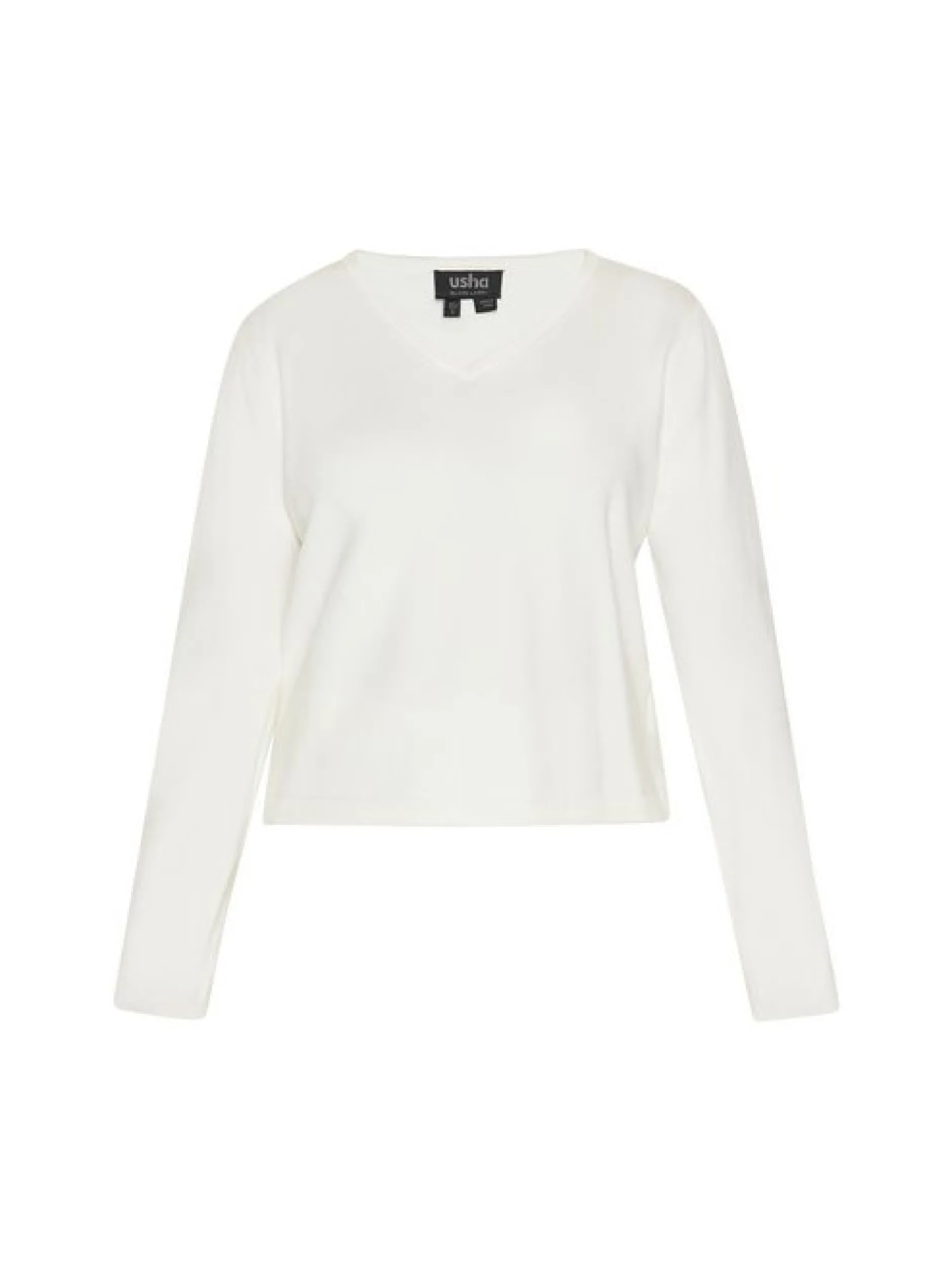 Usha Damen Pullover in weiß