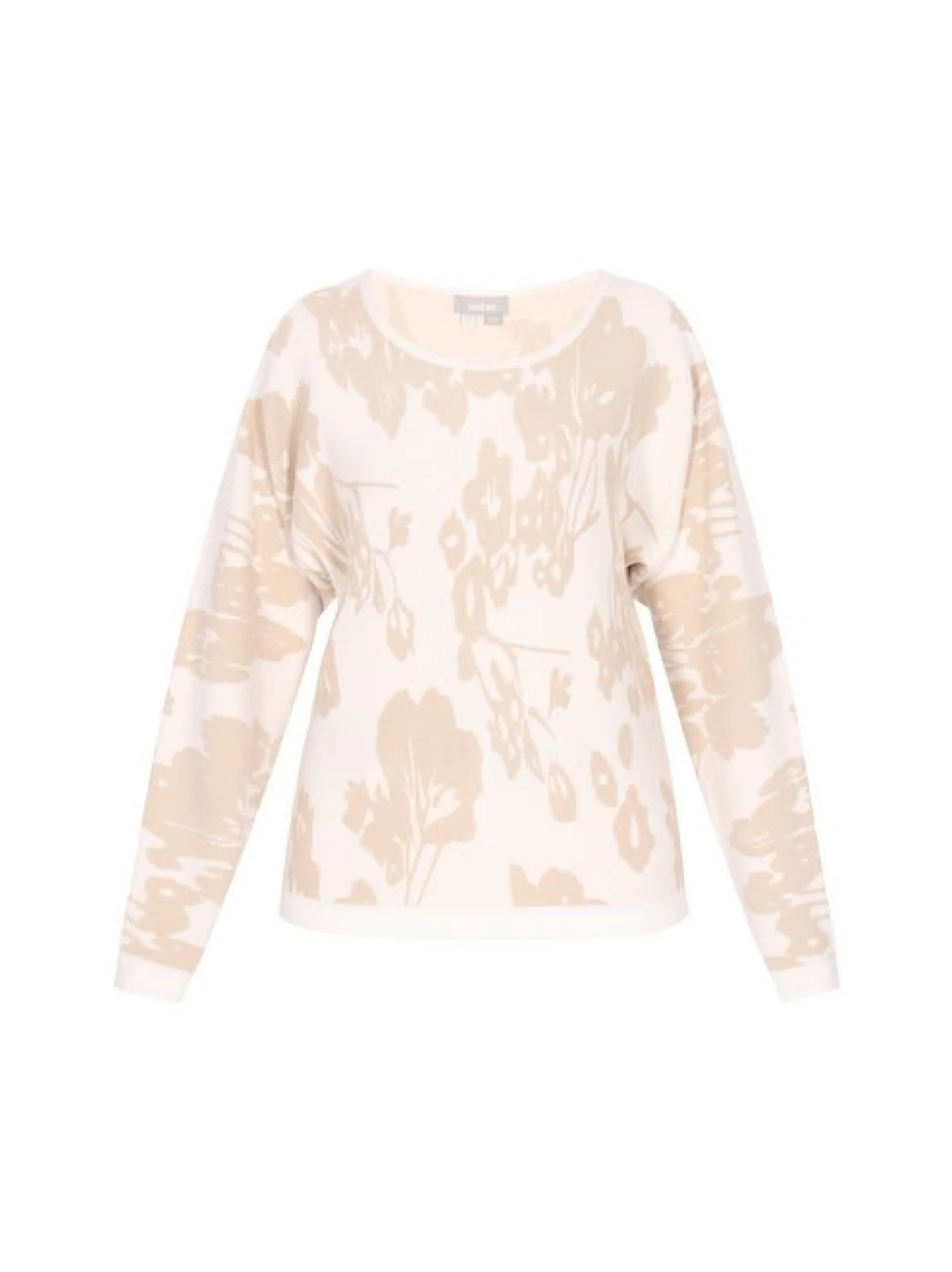Usha Damen Pullover in weiß - Ausschnitt: Rundhals