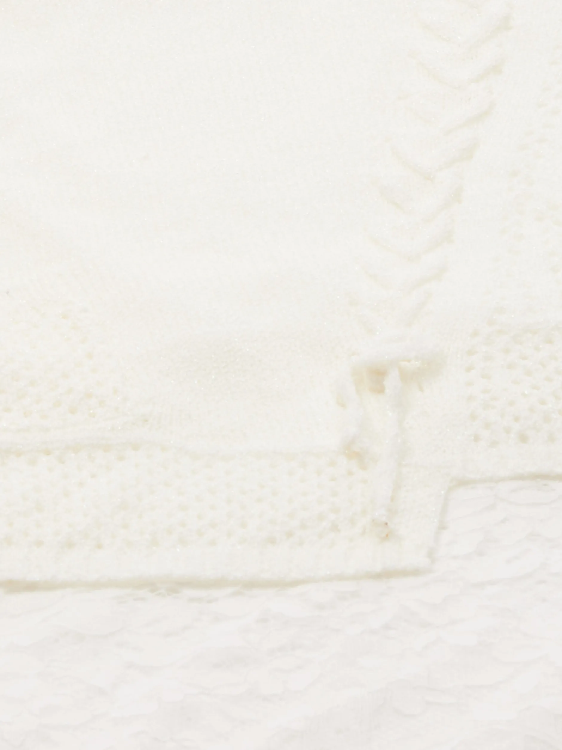 Usha Damen Pullover in weiß - Ausschnitt: Rundhals
