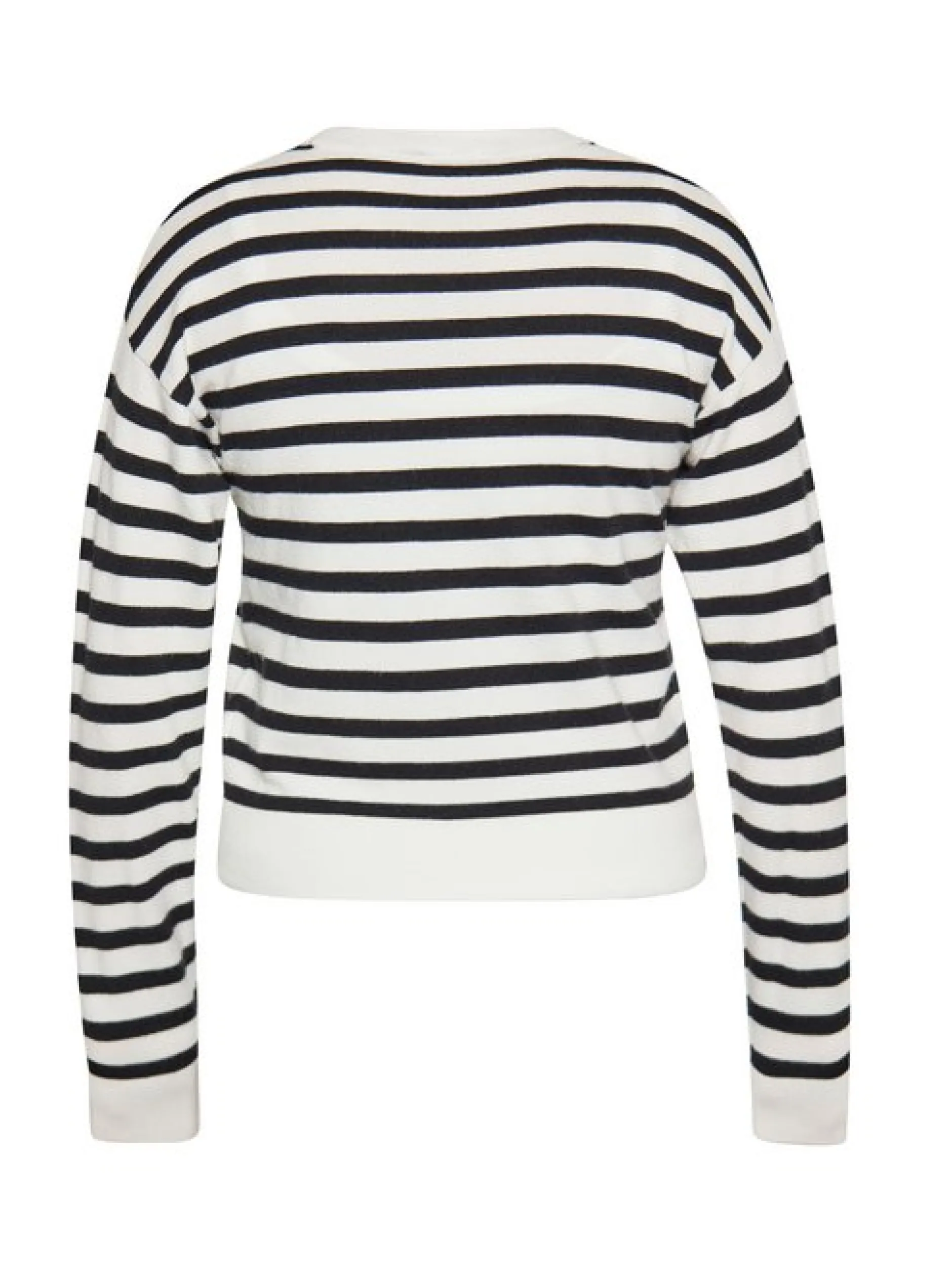 Usha Damen Pullover in weiß - Ausschnitt: Rundhals