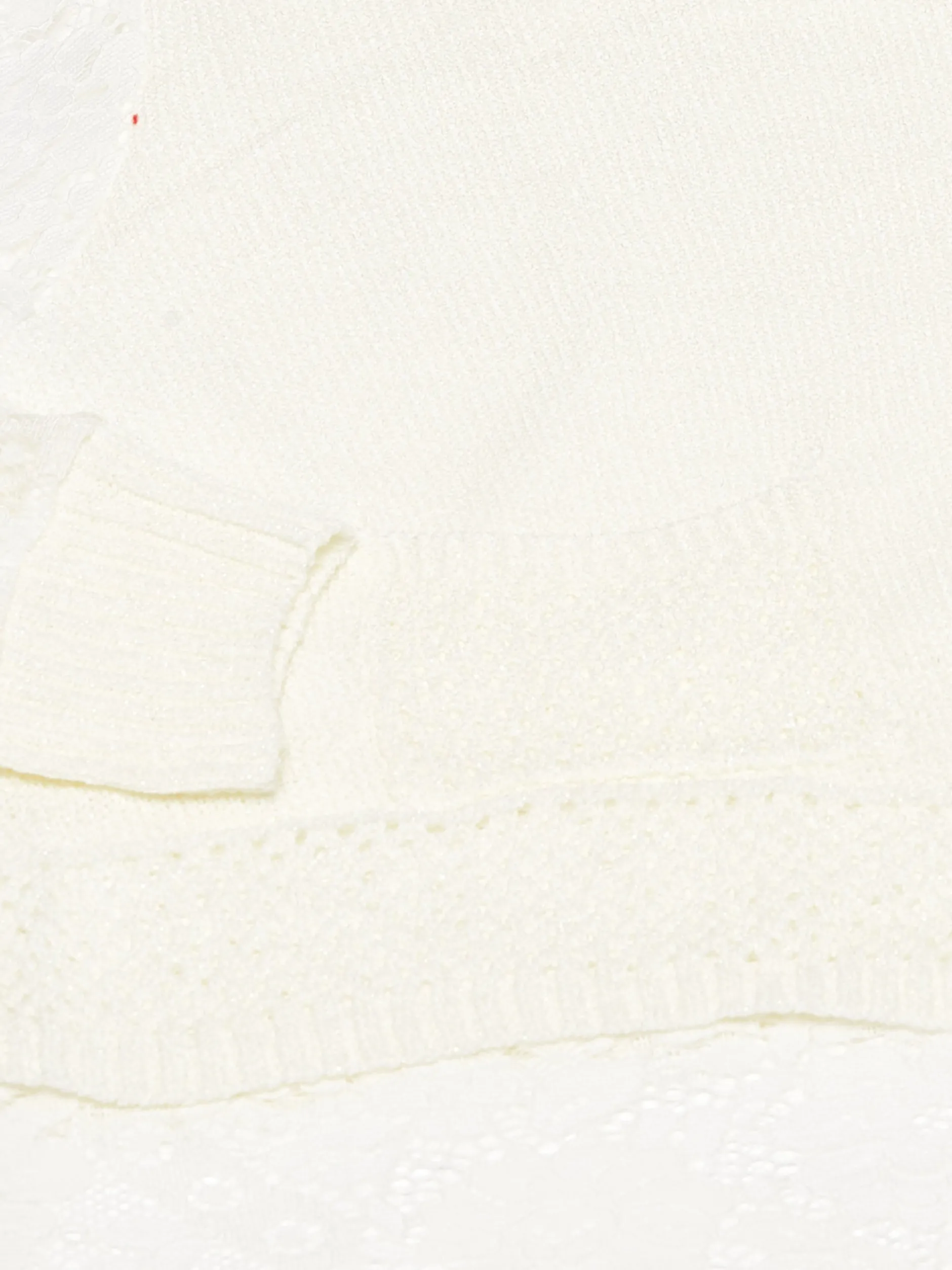 Usha Damen Pullover in weiß - Ausschnitt: Rundhals