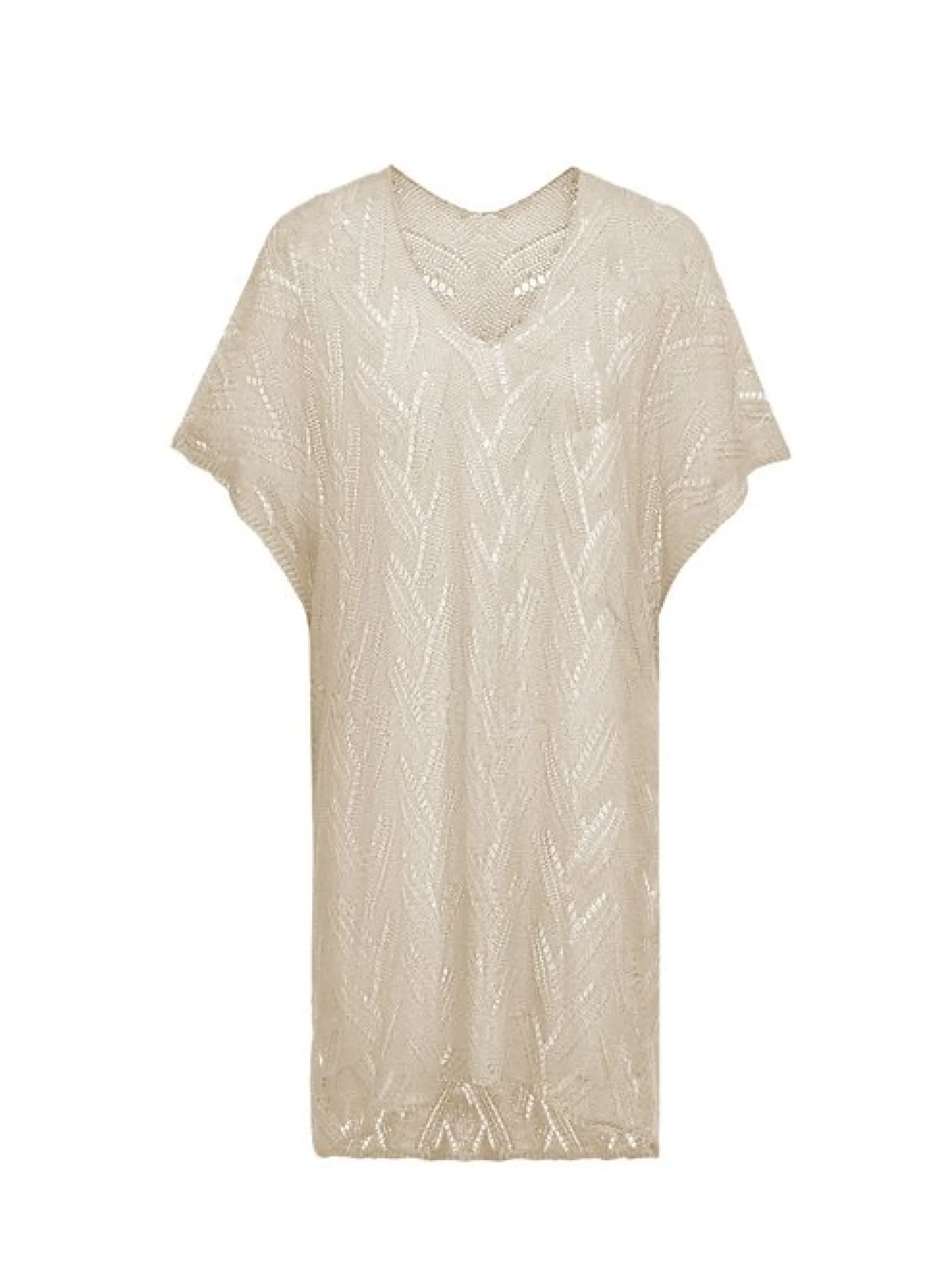 Usha Damen Pullunder in beige - Länge: mittel