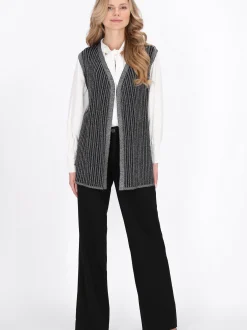 Usha Damen Pullunder in schwarz