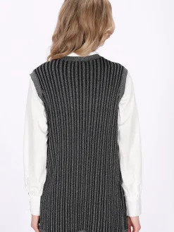 Usha Damen Pullunder in schwarz