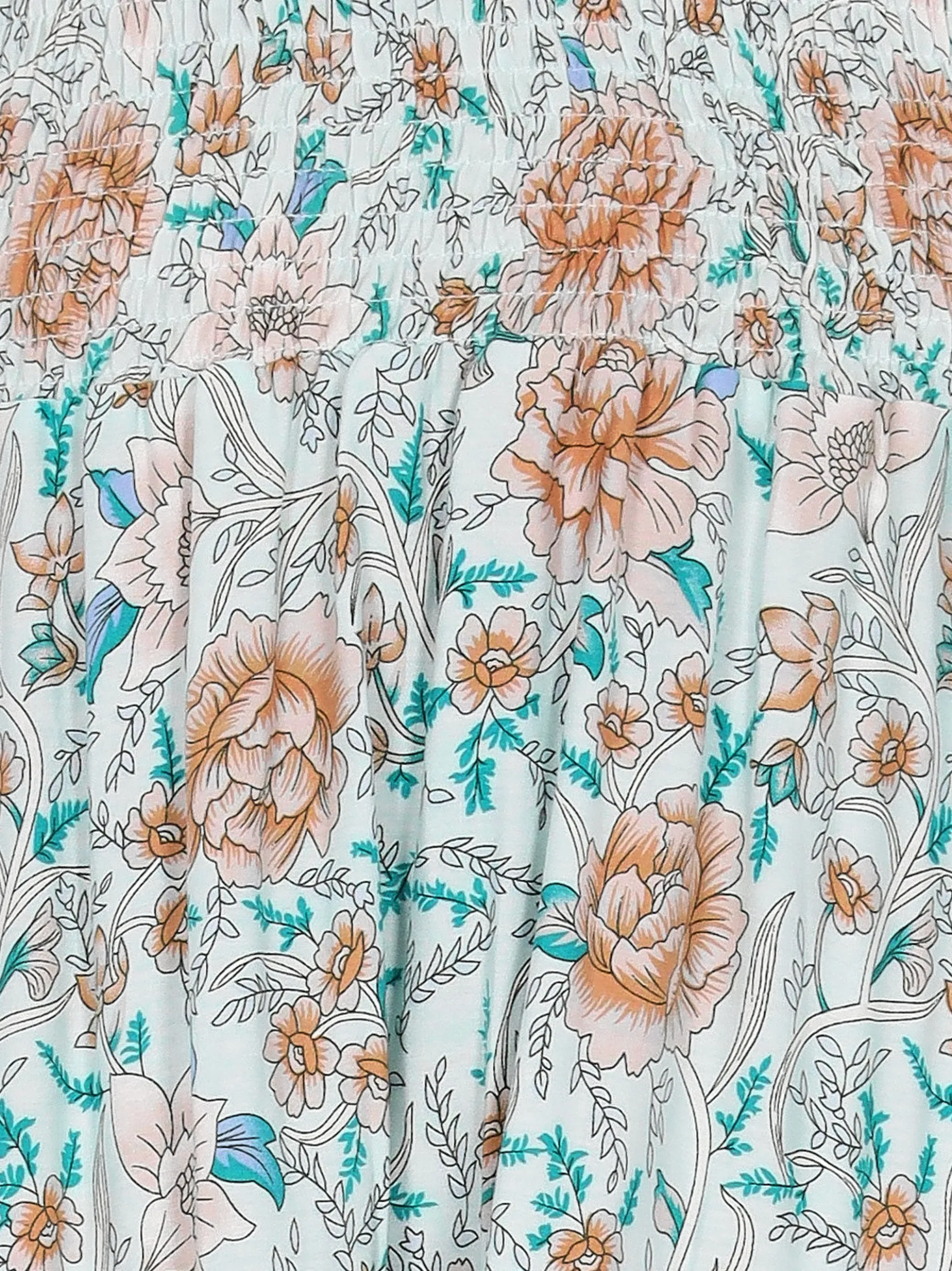 Usha Damen Rock in aqua
