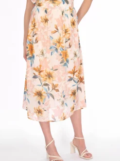 Usha Damen Rock in beige