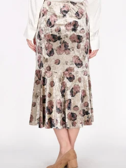 Usha Damen Rock in beige