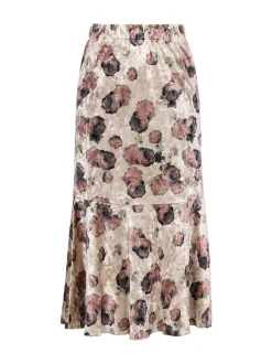 Usha Damen Rock in beige