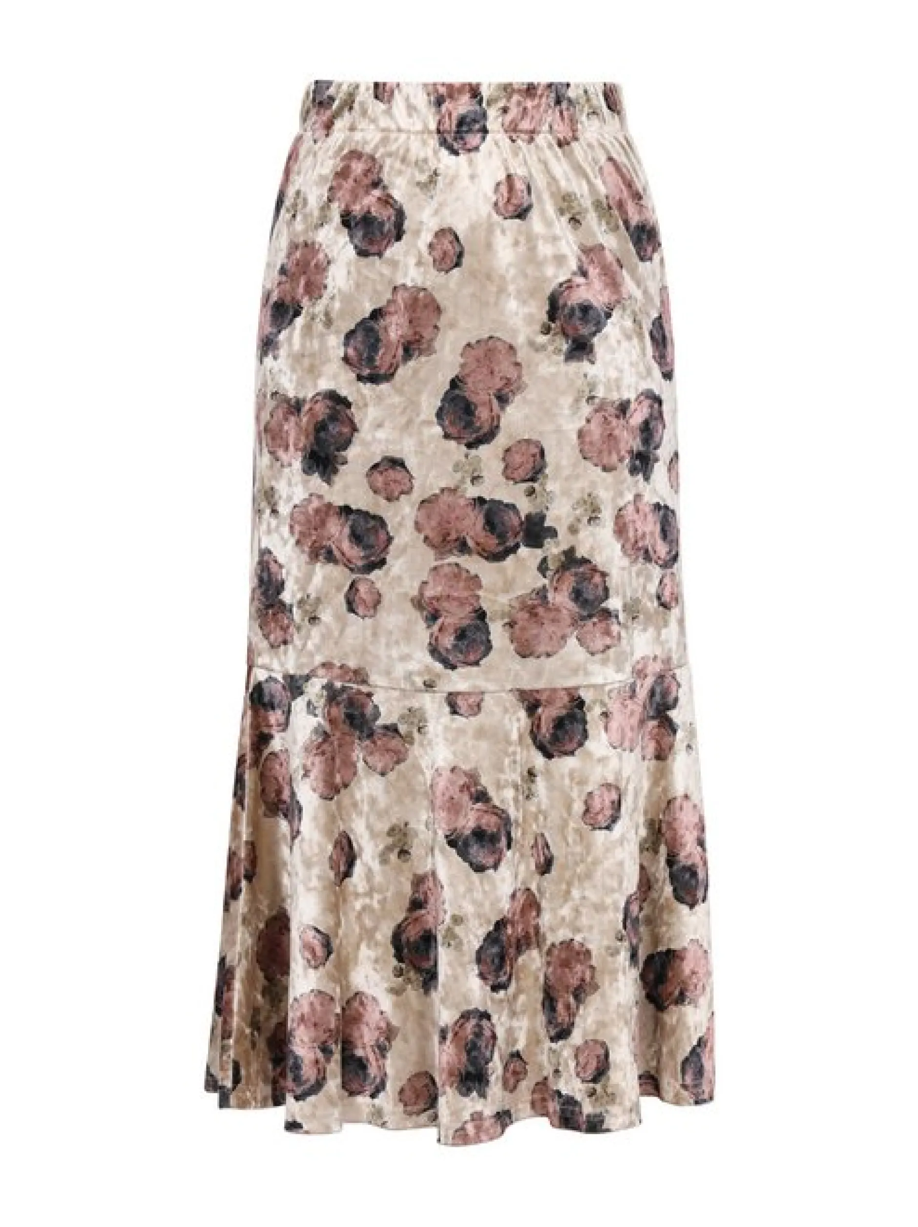 Usha Damen Rock in beige