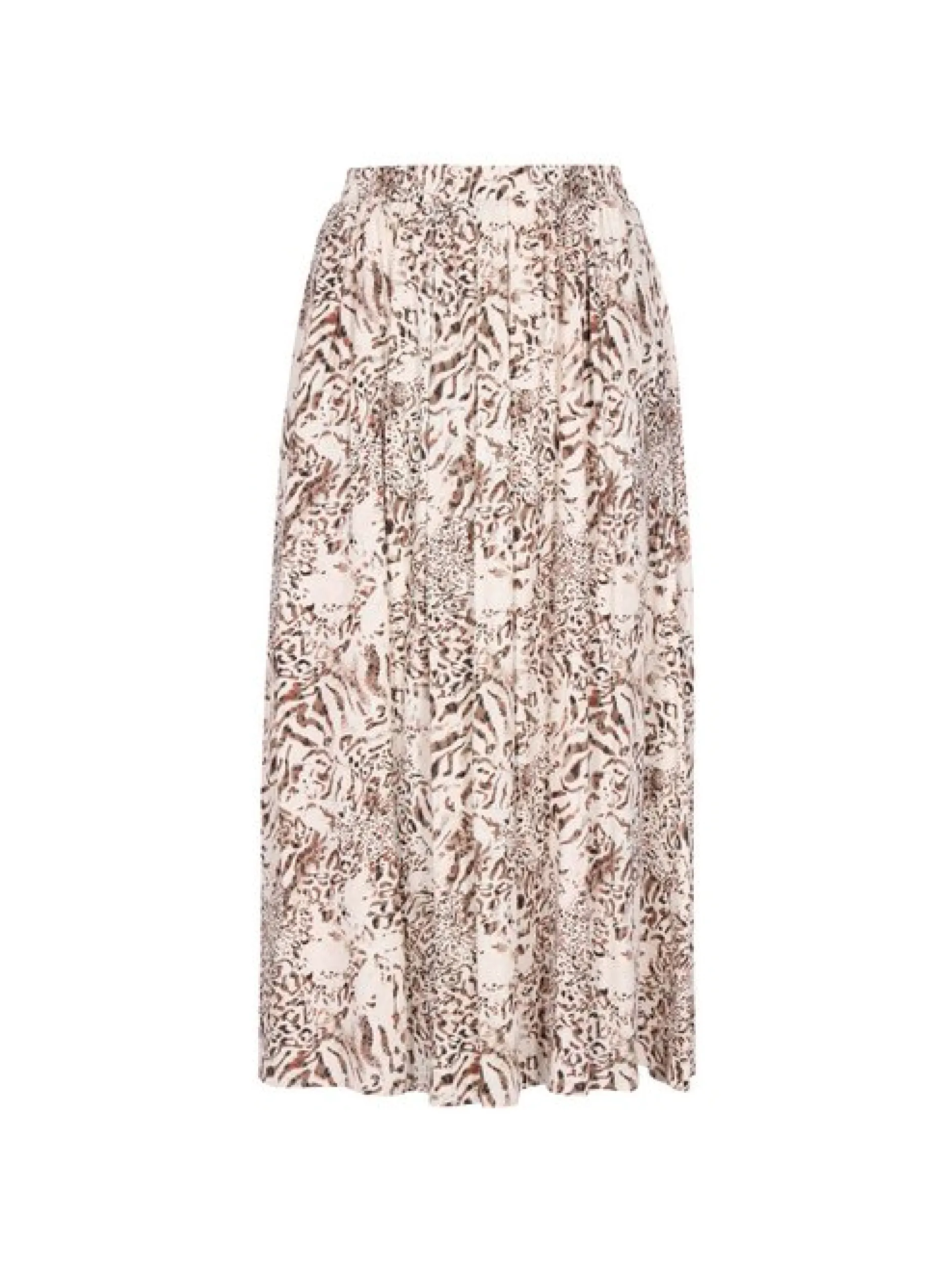 Usha Damen Rock in beige weiß