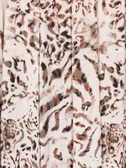 Usha Damen Rock in beige weiß