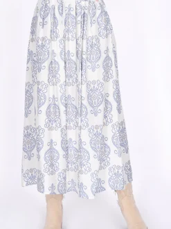 Usha Damen Rock in blau