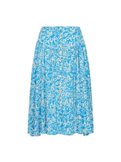 Usha Damen Rock in blau