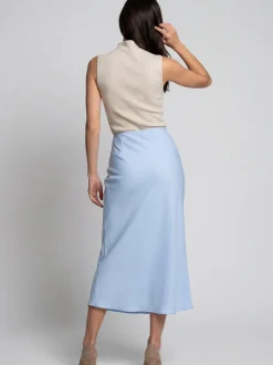 Usha Damen Rock in hellblau