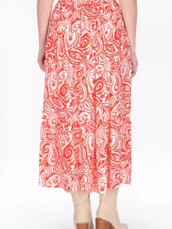 Usha Damen Rock in orange