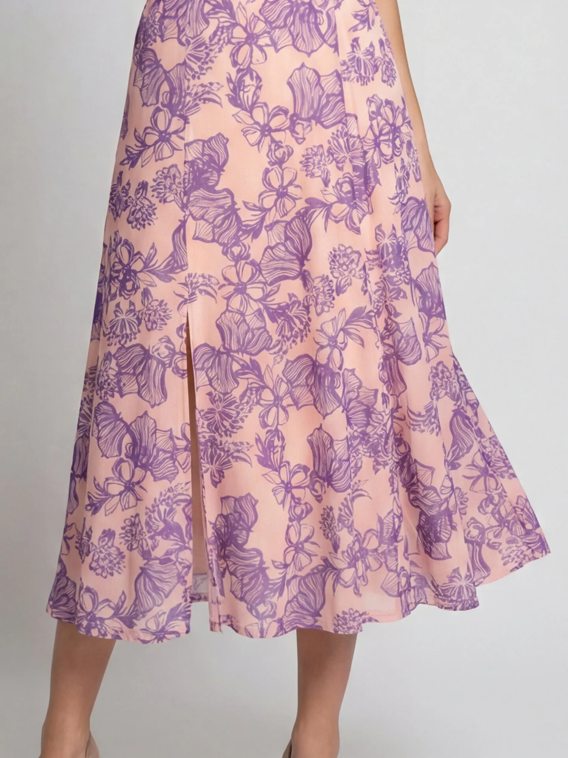 Usha Damen Rock in purple