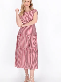 Usha Damen Rock in rot