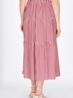 Usha Damen Rock in rot