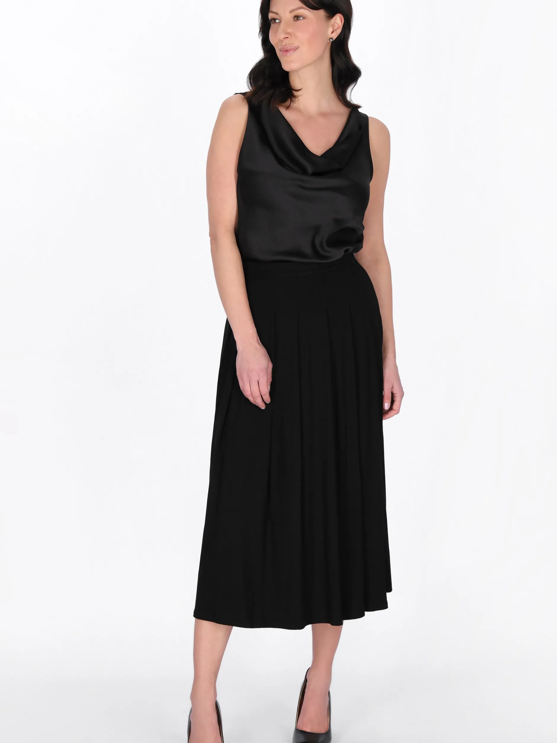 Usha Damen Rock in schwarz