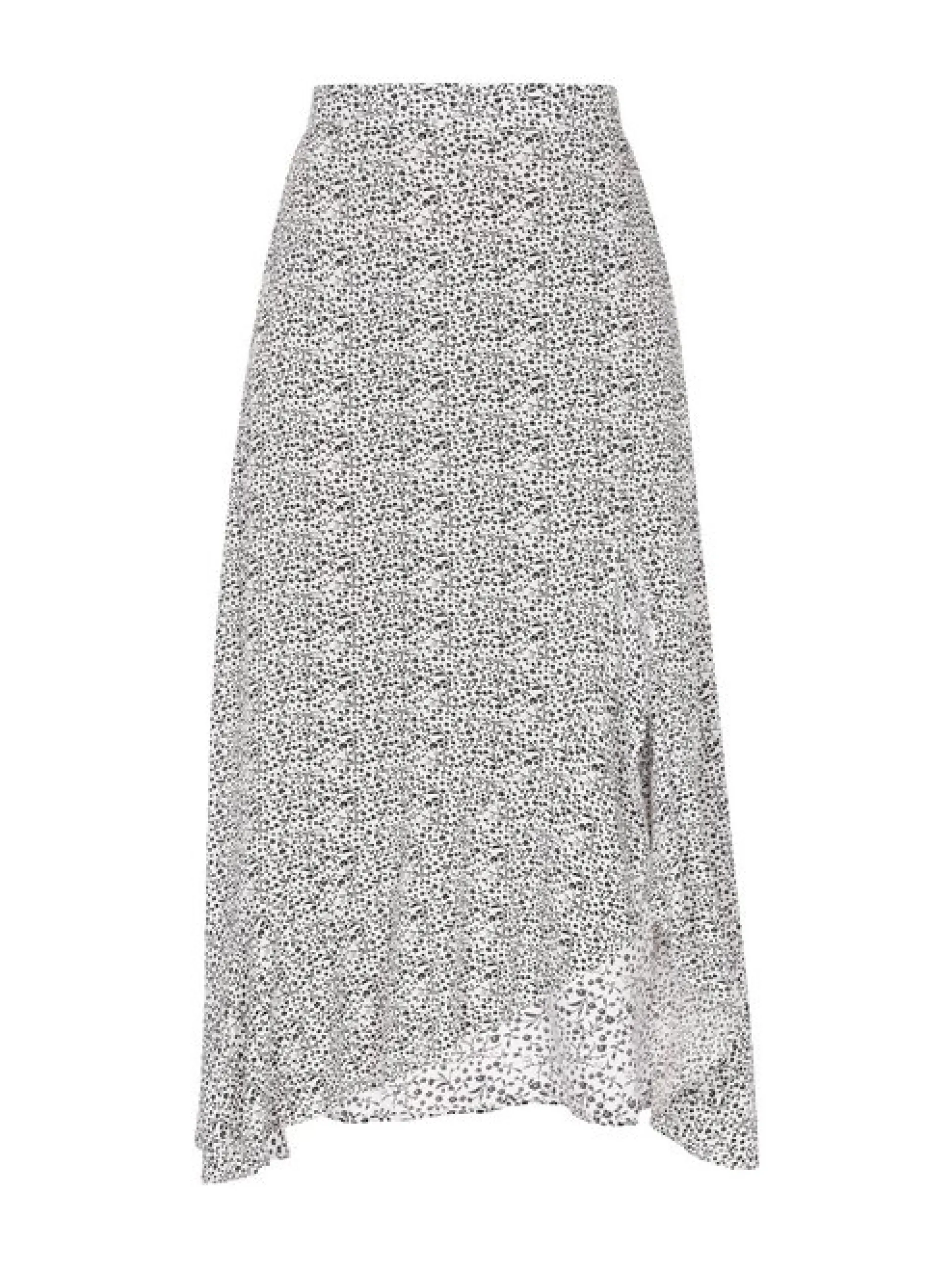 Usha Damen Rock in schwarz weiß