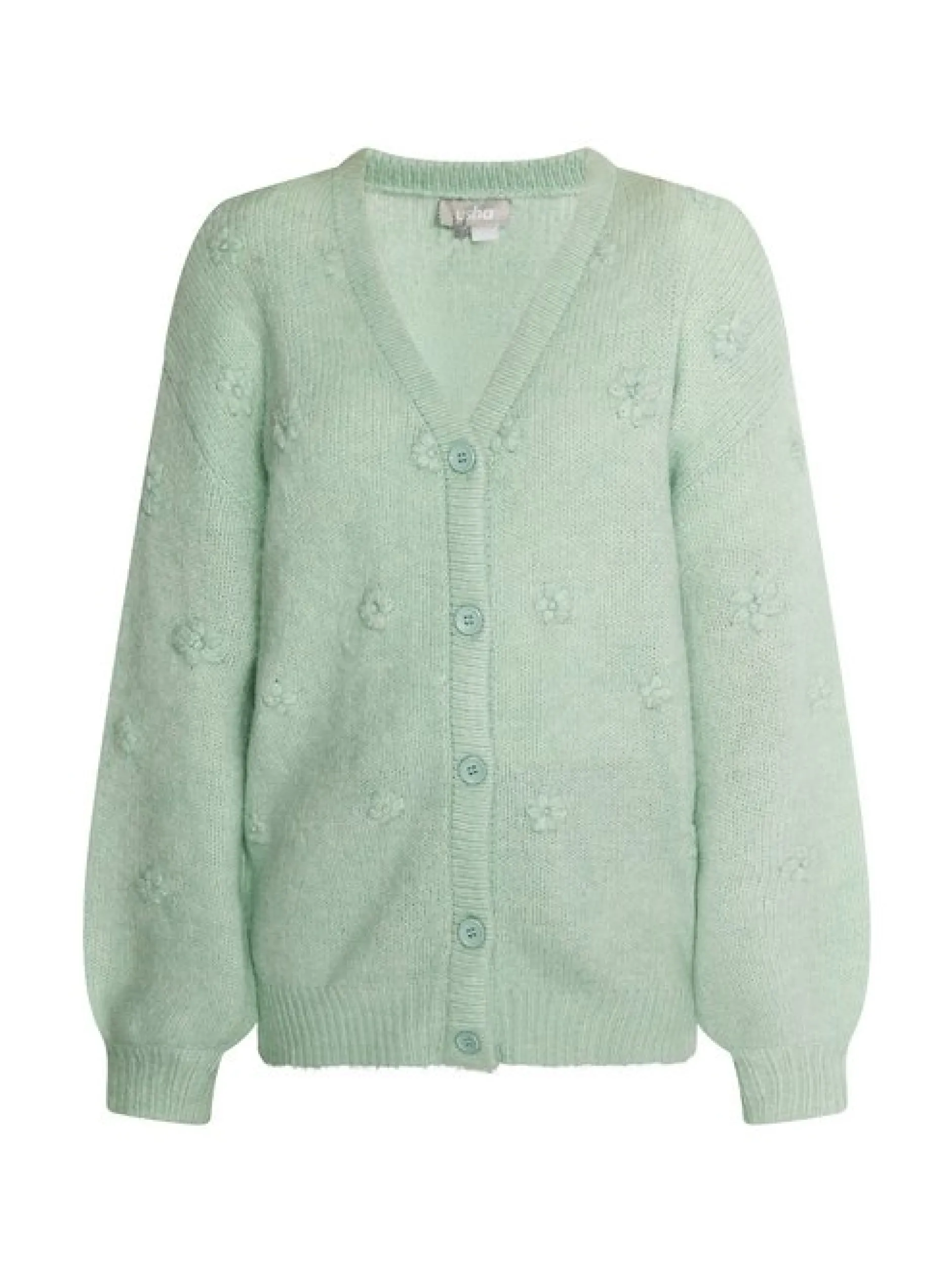 Usha Damen Strickcardigan in melange