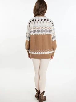 Usha Damen Strickcardigan in beige