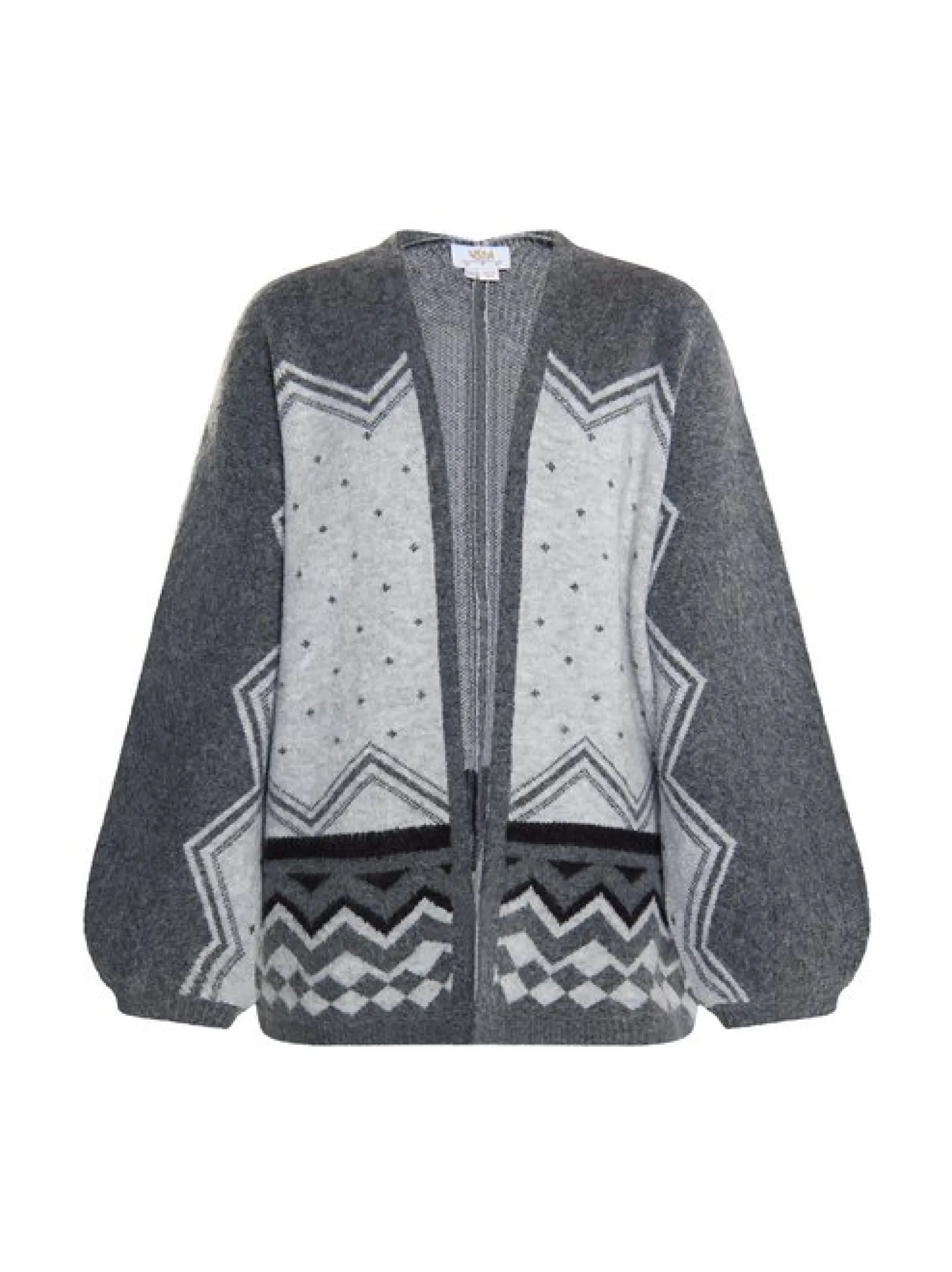 Usha Damen Strickcardigan in mehrfarbig