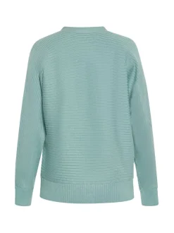 Usha Damen Strickjacke in aqua