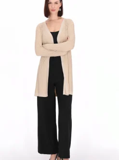 Usha Damen Strickjacke in beige