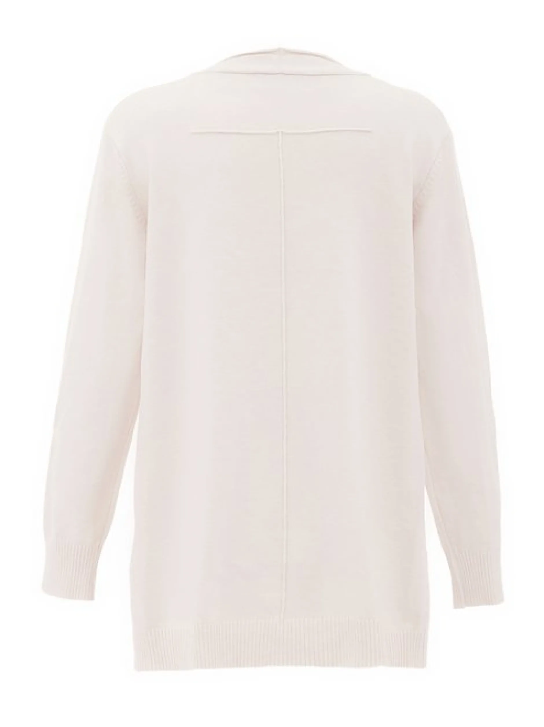 Usha Damen Strickjacke in beige - Ausschnitt: Rundhals