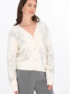 Usha Damen Strickjacke in beige
