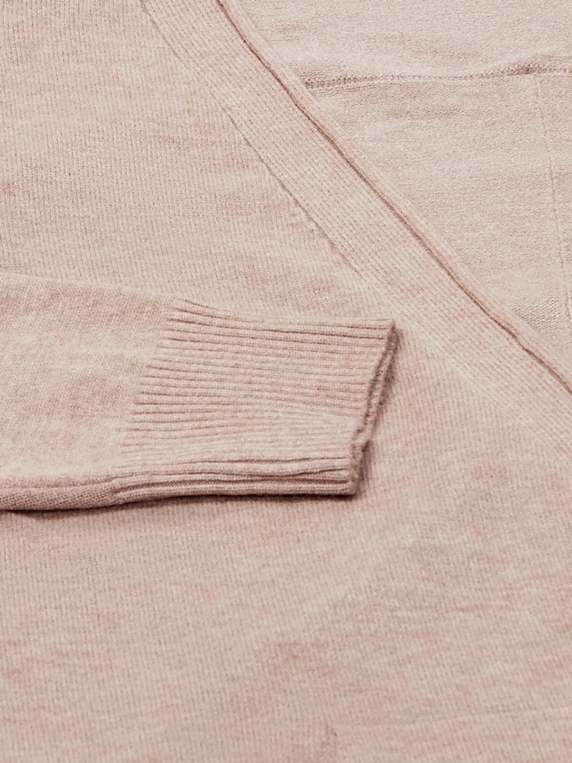 Usha Damen Strickjacke in beige - Ausschnitt: Rundhals