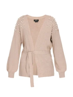Usha Damen Strickjacke in beige