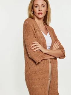 Usha Damen Strickjacke in camel