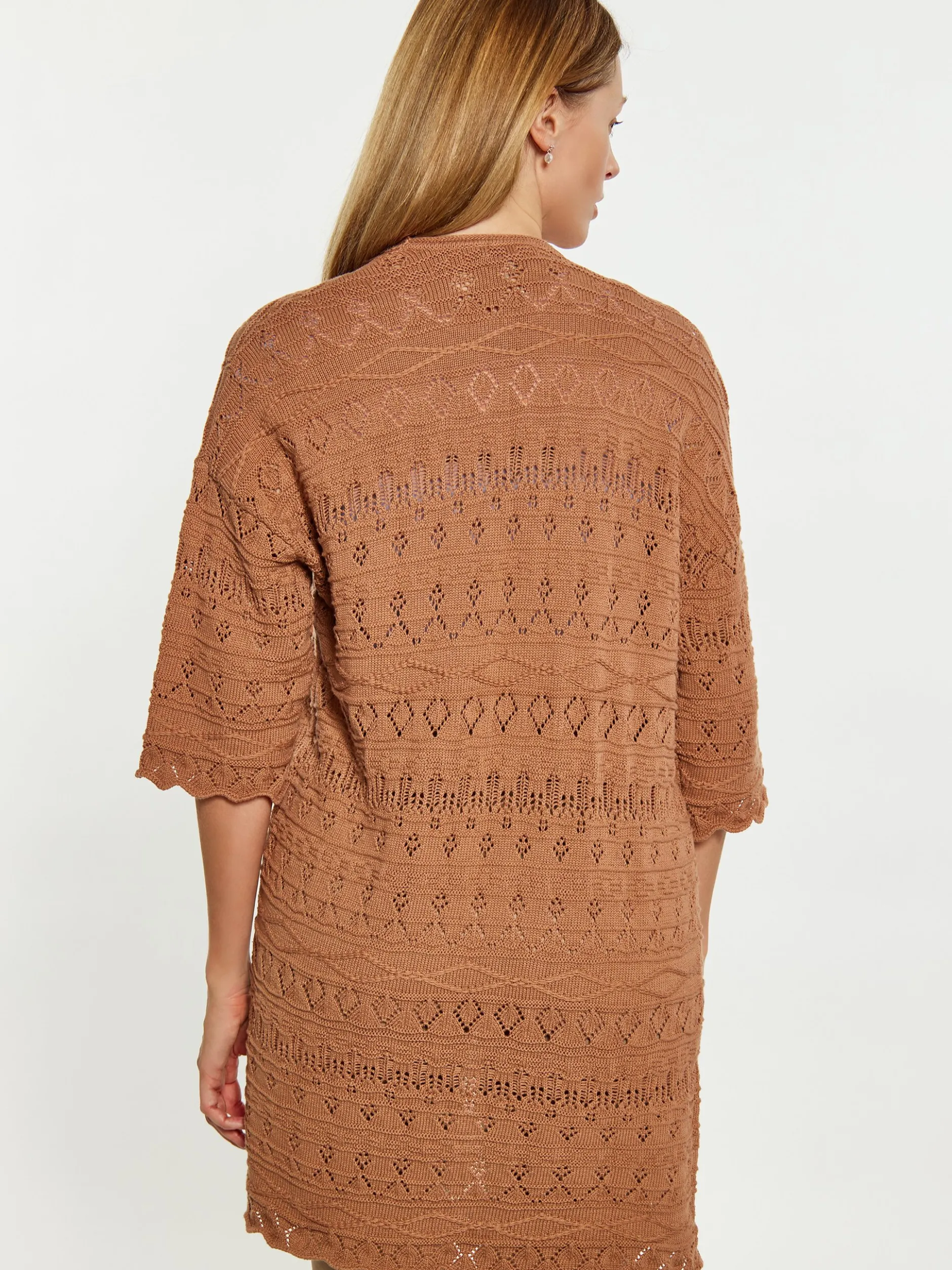 Usha Damen Strickjacke in camel
